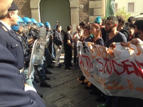 corteo studentesco a rimini