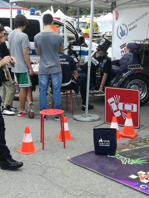 Reunion degli harleysti, in centinaia al simulatore di ebbrezza