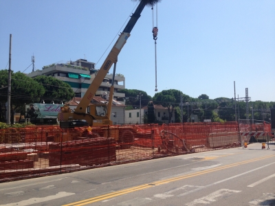 Trc, lavori al ponte sul Rio Melo