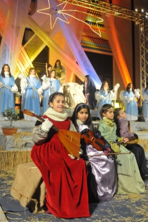 Karis, presepe vivente per i terremotati