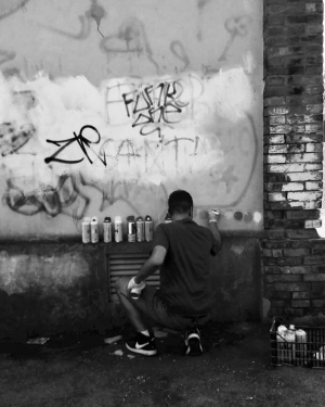 Eron per Cantiere poetico, quarto murales a Santarcangelo