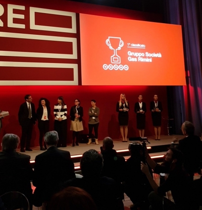 Sgr paradiso dei dipendenti, premiata a Roma tra le utilities italiane