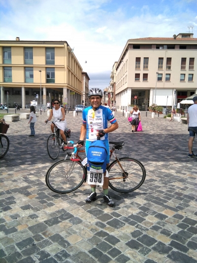 Sisma, tappa riminese per la pedalata dell solidarietà