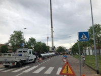Antenna a Viserba, cominciati i lavori. Protestano Erbetta e Marcello